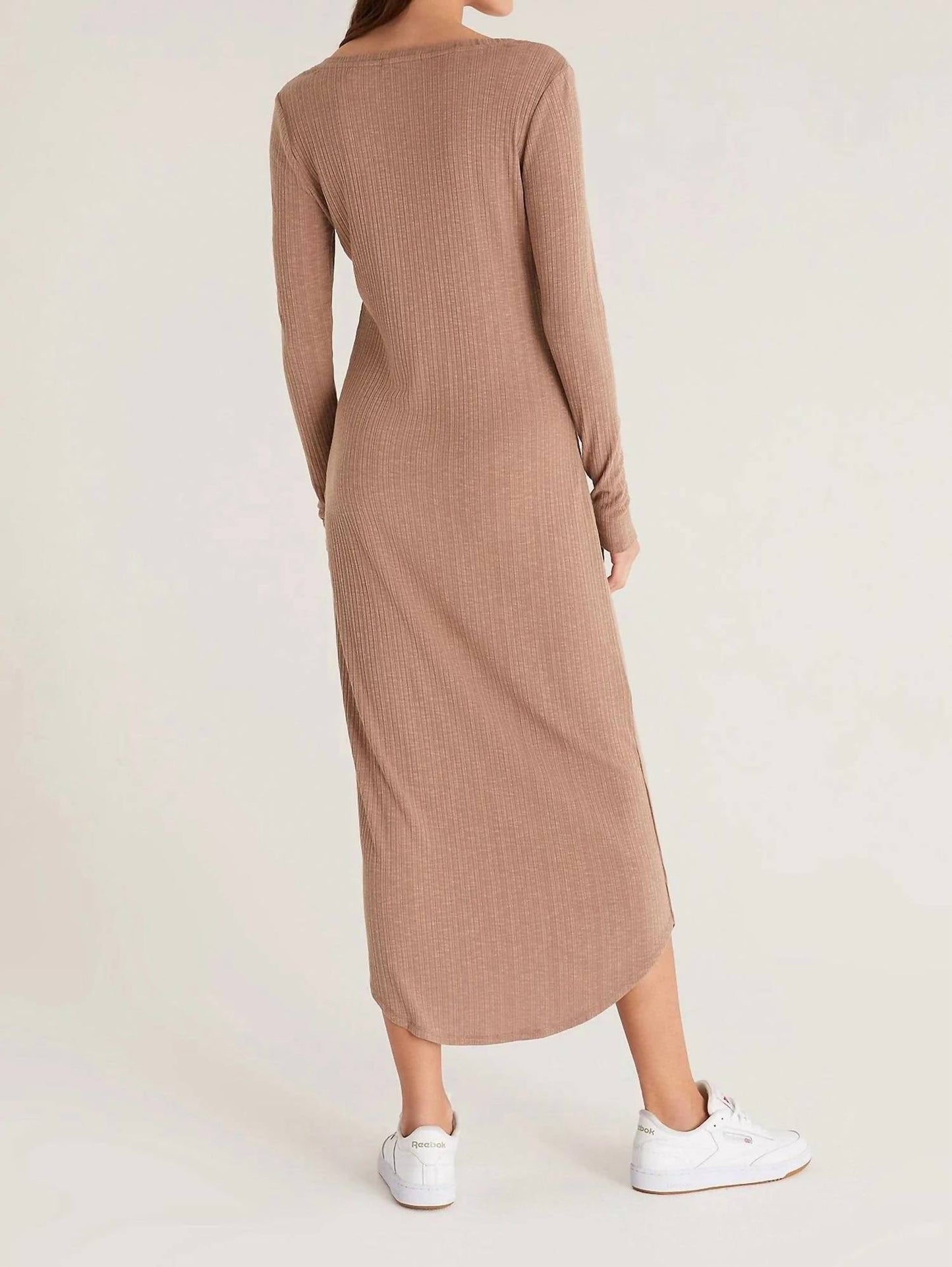 Z Supply - Heidi Rib Henley Midi Dress
