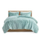 King/Cal King Shaggy Long Fur Comforter Mini Set