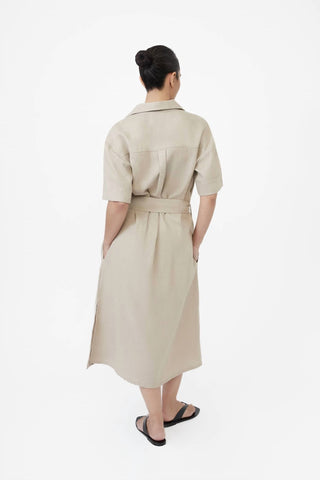 Dāl The Label - Vestido-camisa midi