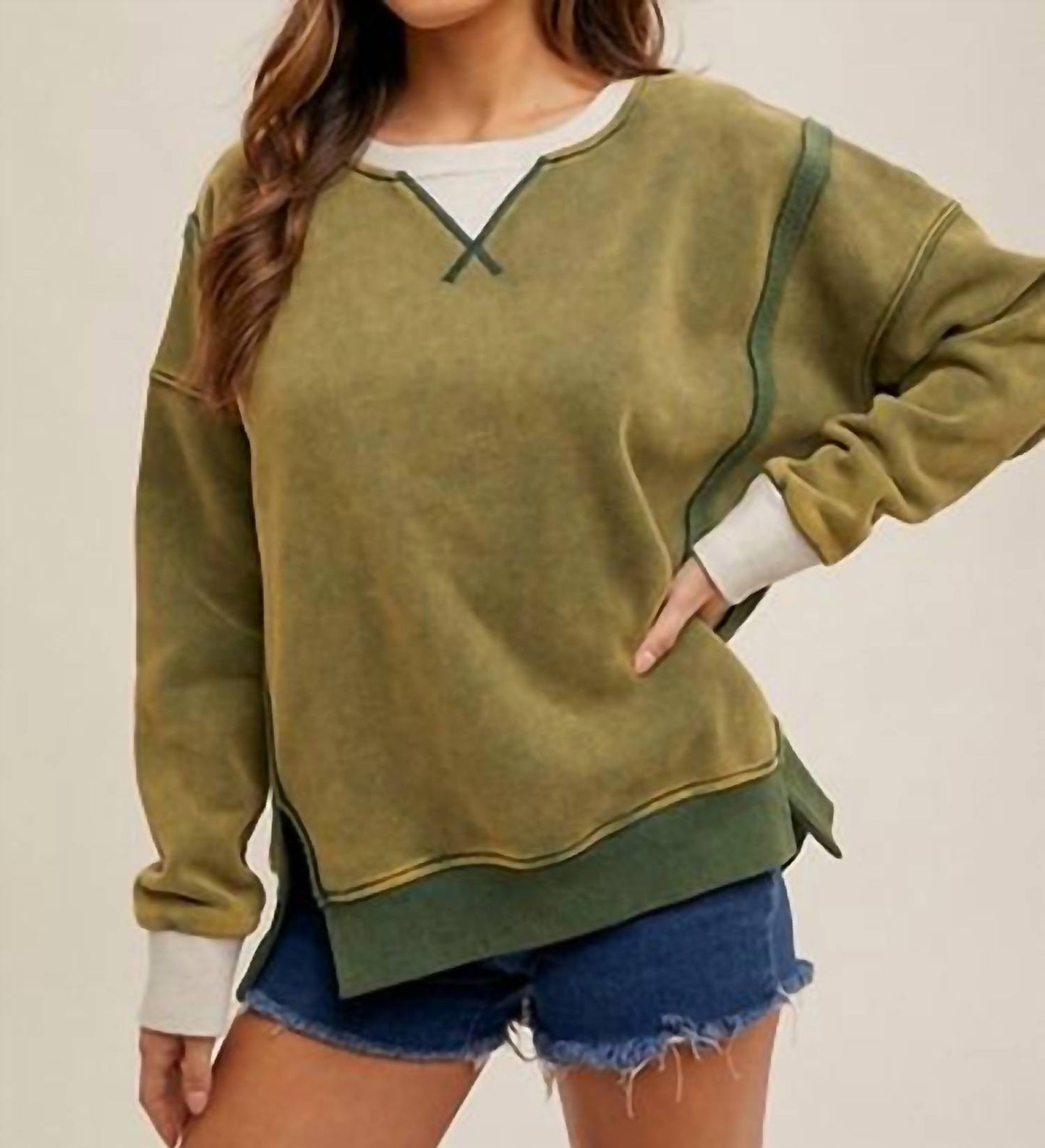 Hem & Thread - Nate Colorblock Sweatshirt