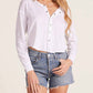 Bobi - Long Sleeve Button Front Top