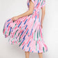 Entro - Striped Midi Dress