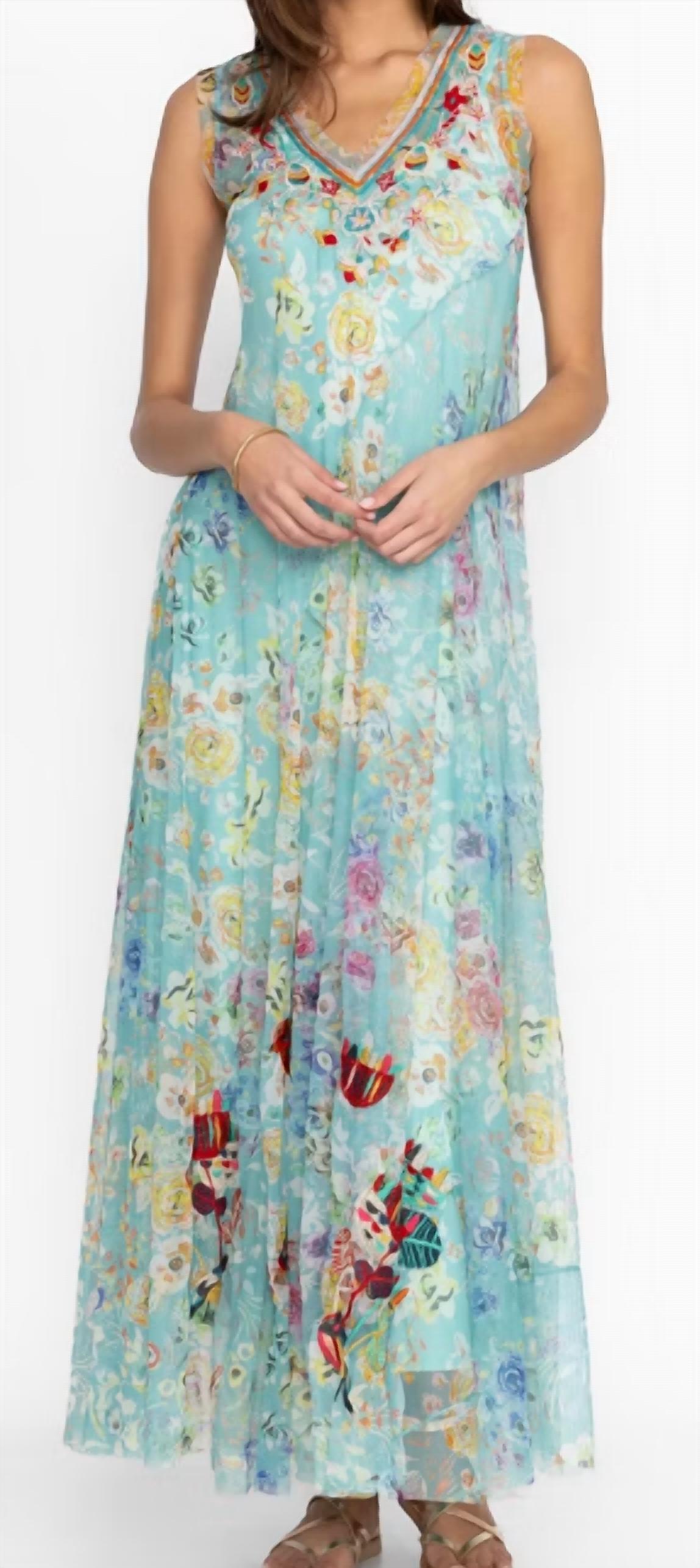 Johnny Was - Forever Flower Mesh Dress