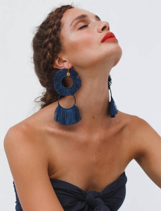 Erika Peña - Brincos Lola Tassel Femininos