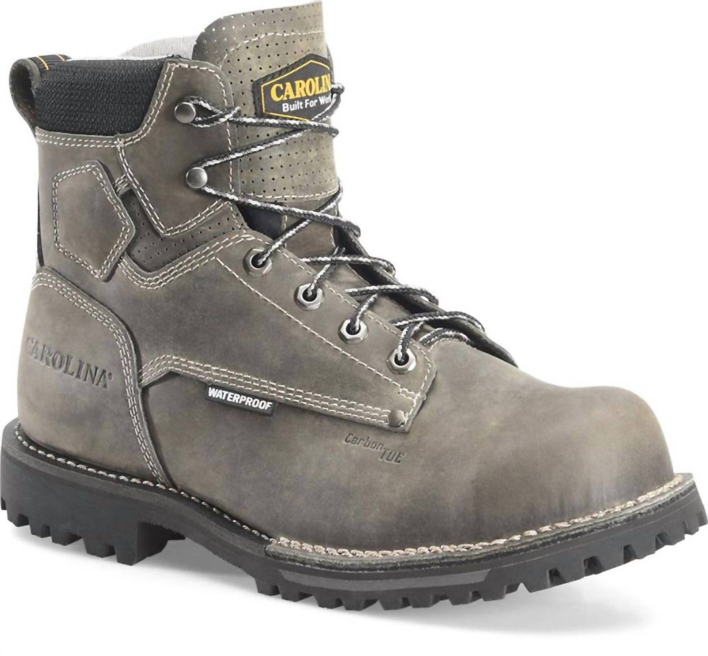 Carolina - Men's Pitstop Waterproof Comp-toe Grey Work Boot