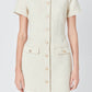 Endless Rose - Tweed Buttoned Mini Dress
