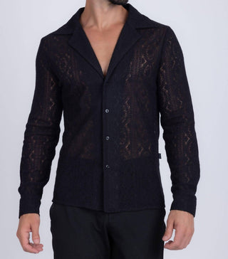 Barabas - Janeiro Embroidered Long Sleeve Shirt