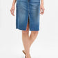 Trendsi - Risen Full Size High Rise Front Slit Pencil Skirts Plus Size