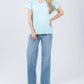 Elliott Lauren - Tina Raglan Short Sleeve V-neck Tee