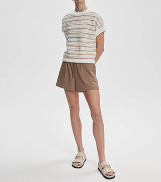 Varley - Blusa de malha listrada Ciara