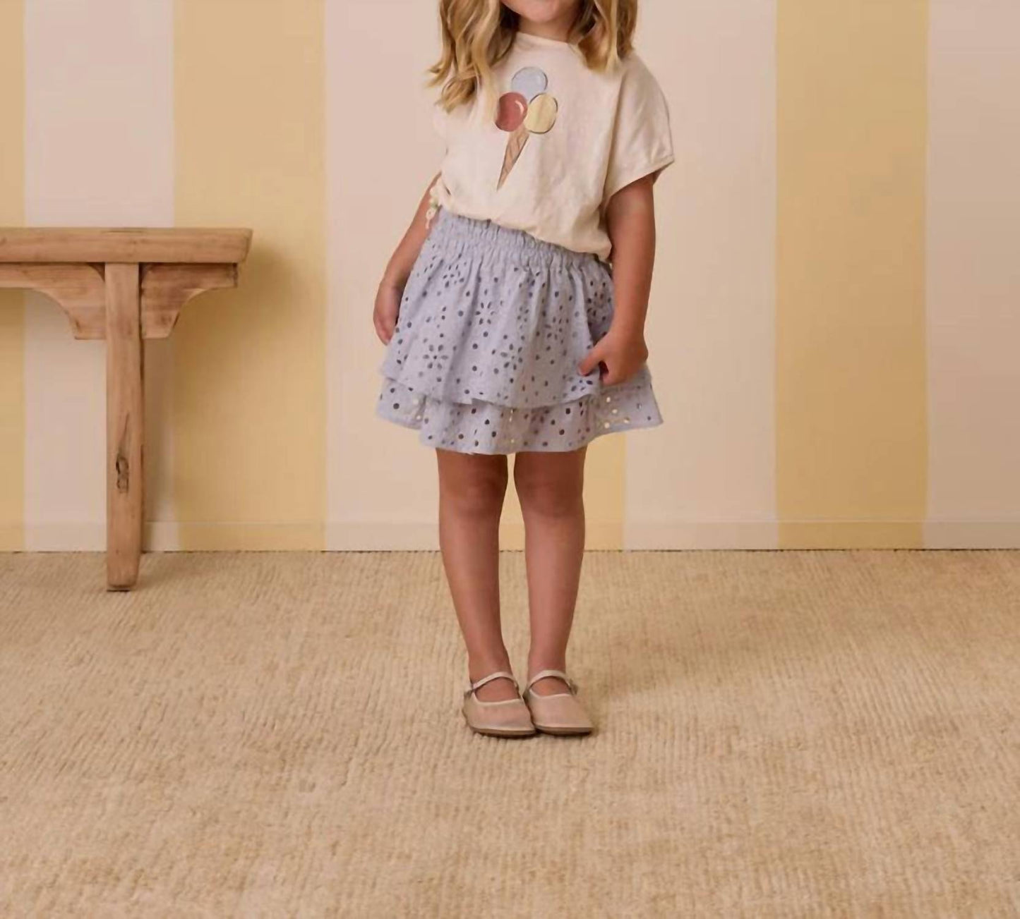 Rylee + Cru - Rose Mini Skirt