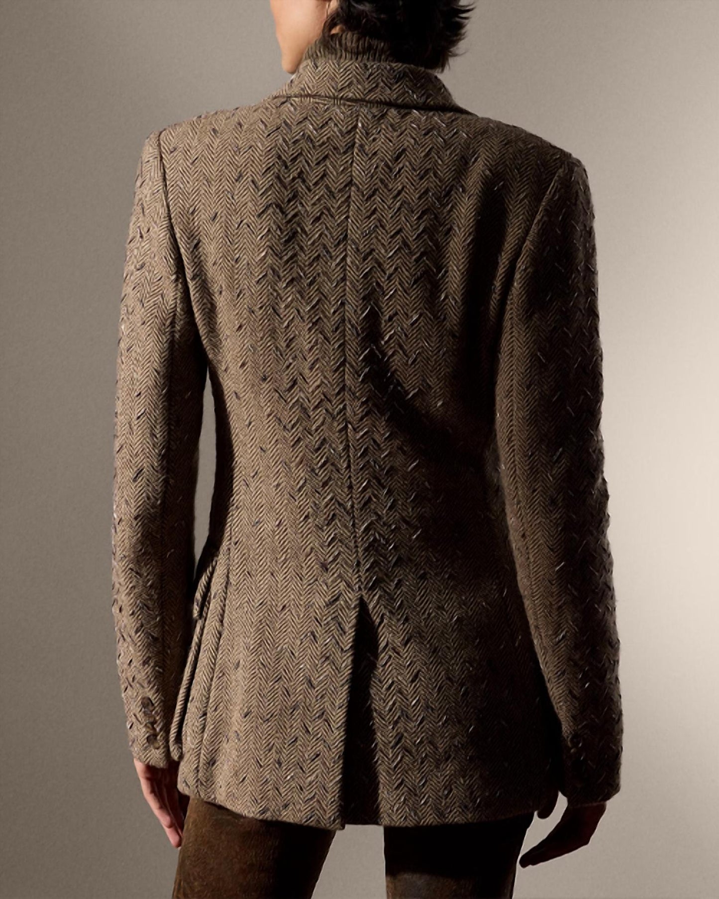 Ralph Lauren - Preston Embellished Herringbone Jacket