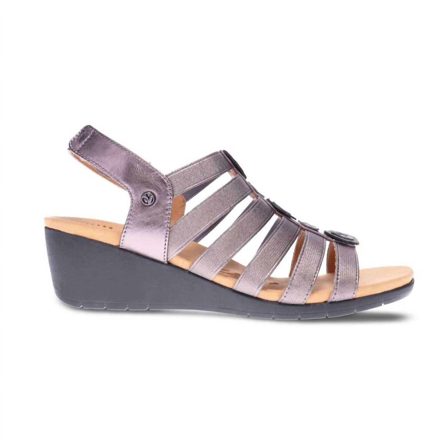 Revere - Women's Bari Floral Wedge Sandal