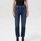 Agolde - Riley Long High Rise Stretch Straight Jean