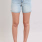 Judy Blue - High Rise Mid Length Dad Denim Short