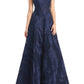 Daymor - Leaf Embroidered Evening Dress