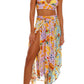 Agua Bendita - Noor Tie Waist Crop Top