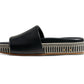 Beek - Women's Pelican Textile Leather Platform Sandal