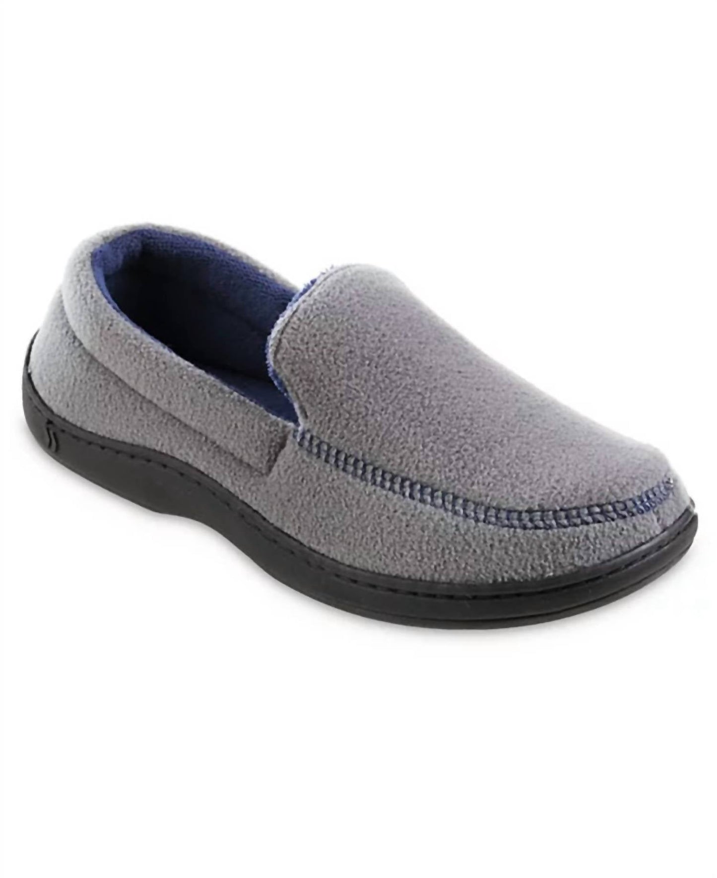 Isotoner - Men's Roman Recycled Fleece Moccasin Slippers