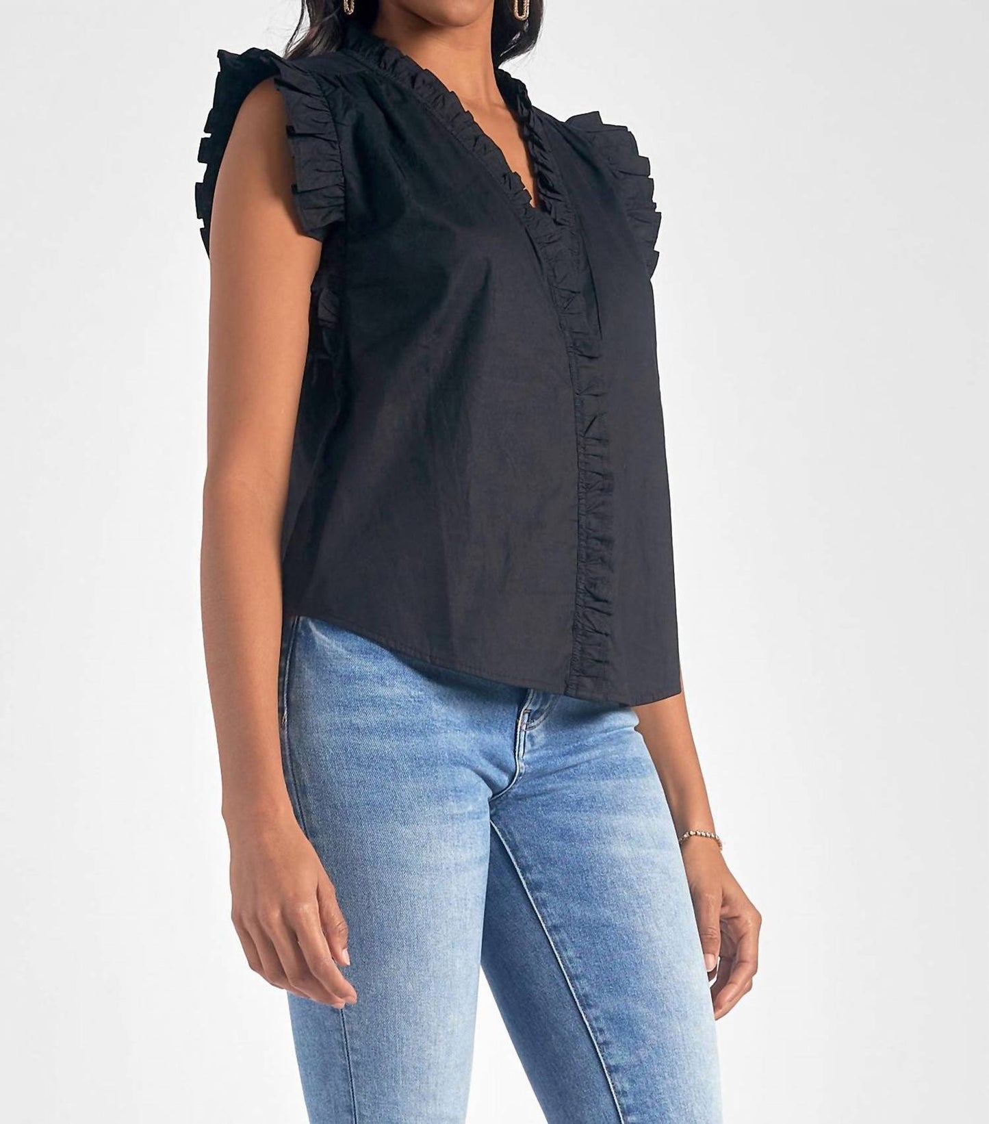 Elan - RUFFLE TOP