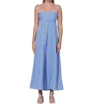 Lusana - Vestido longo de popeline Anita