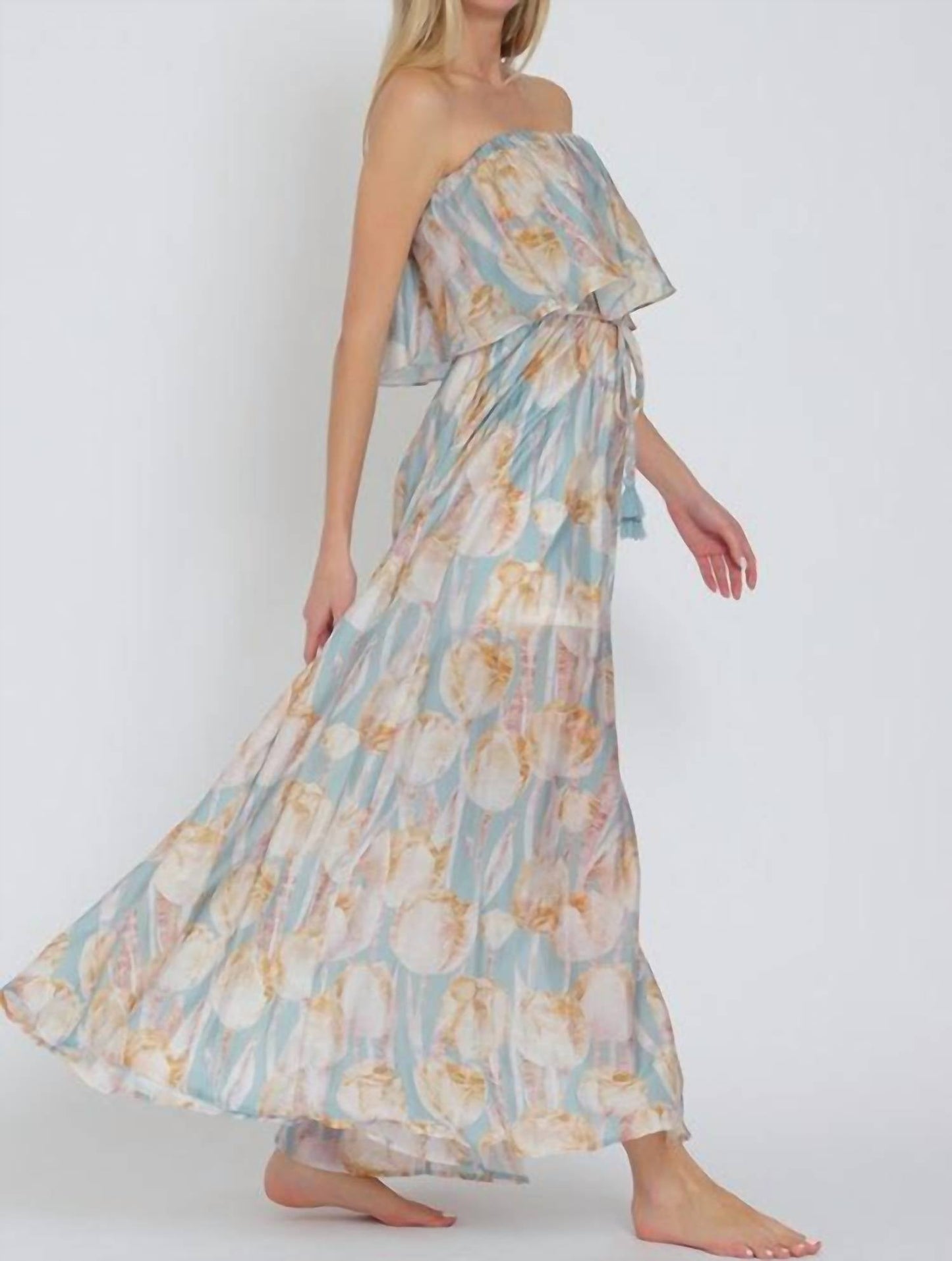 Celeste - Bloom Off Shoulder Maxi Dress