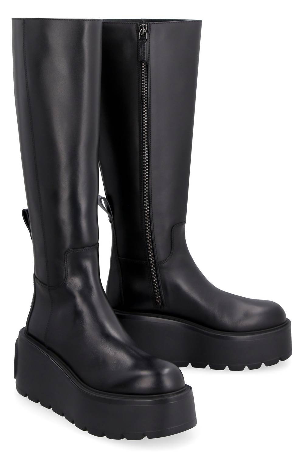 Valentino Garavani - Women's Uniqueform Leather Knee-boots
