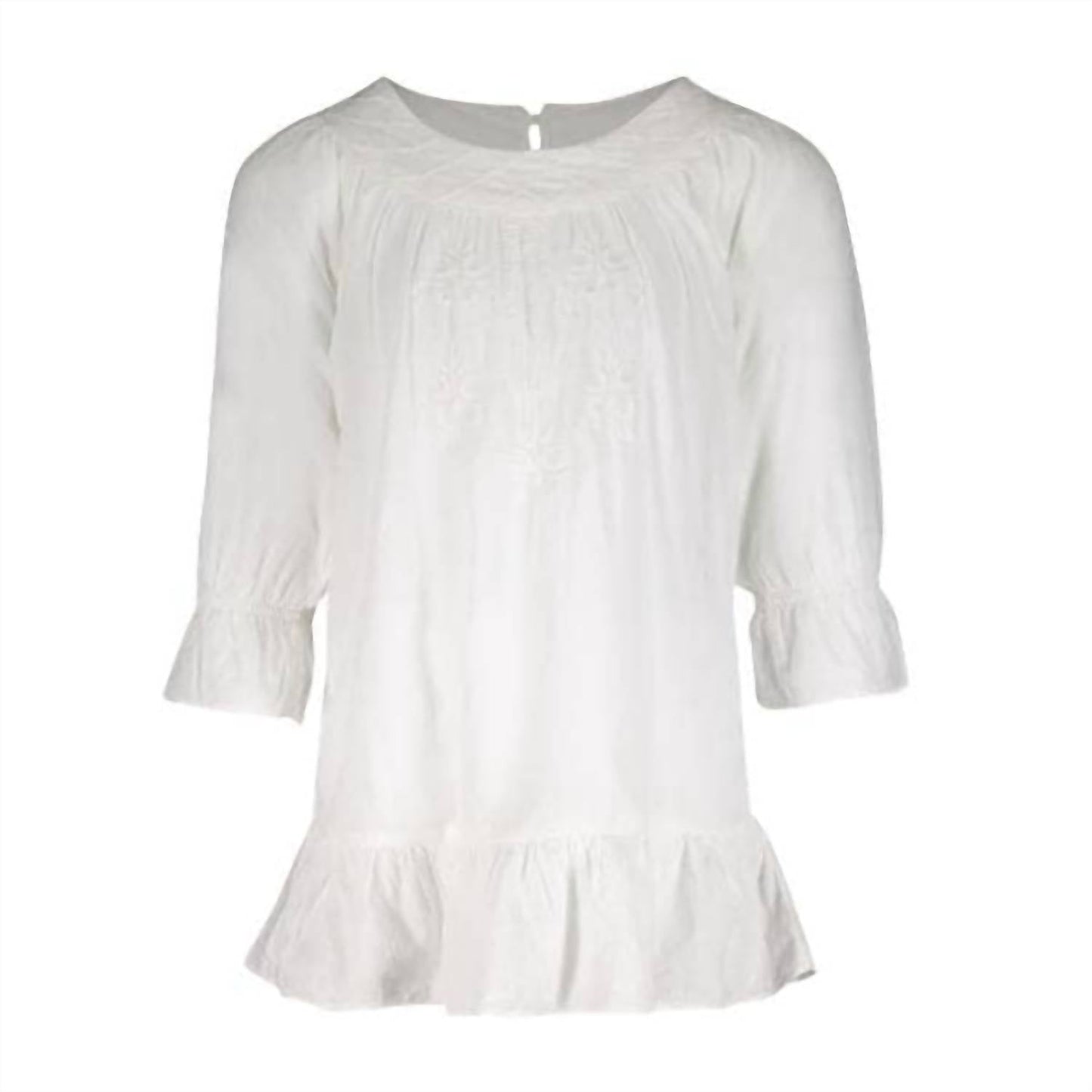 Guadalupe Design - Gianna Embroidered Cover Up Blouse