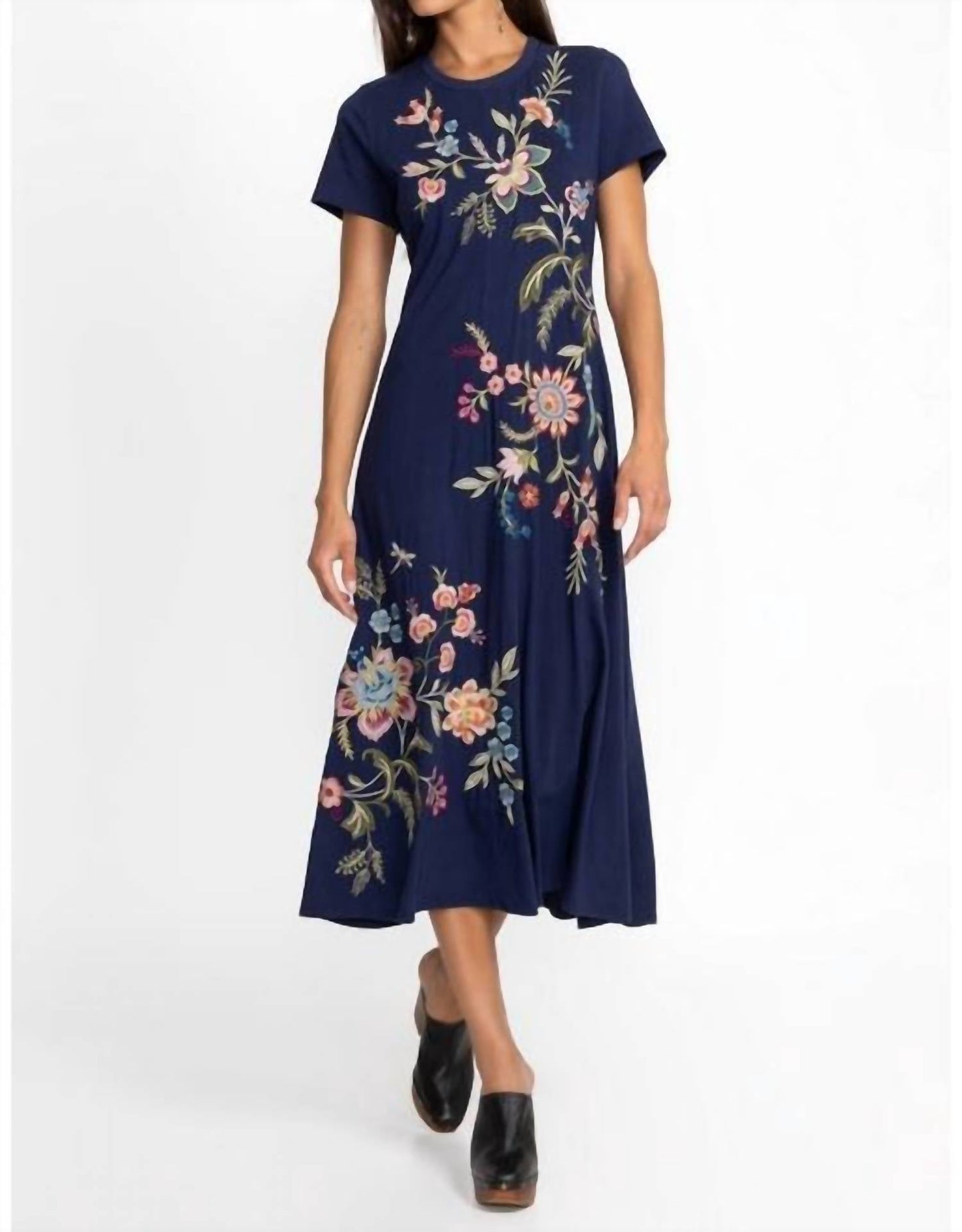 Johnny Was - JULIANNA CREW NECK SWING DRESS
