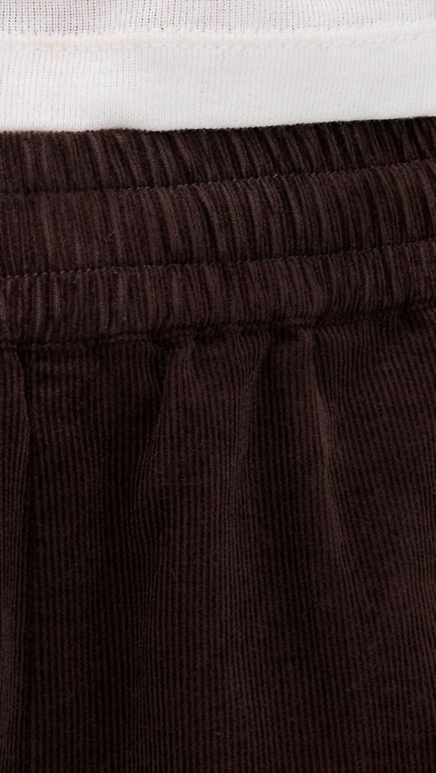 Atm - Corduroy Wide Leg Pants