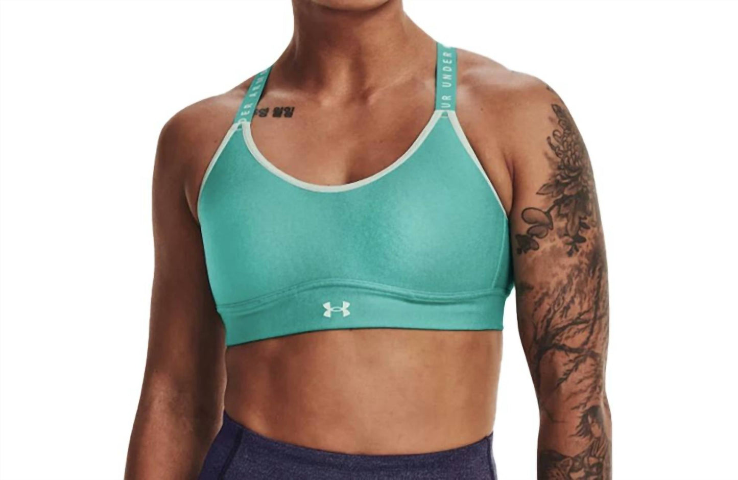 Under Armour - Infinity Mid Heather Cover Sports Bra
