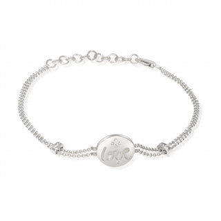 Diana M Jewels - Pulseira Love com Diamantes de 0,03 Cts