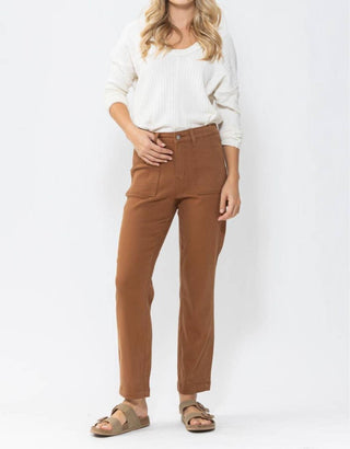 Judy Blue - Calça Jeans Carpenter Utility Slim Fit de Cintura Alta