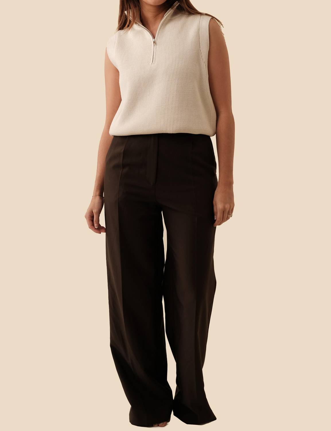 Sofie The Label - Brooks Pleated Wide Leg Trouser