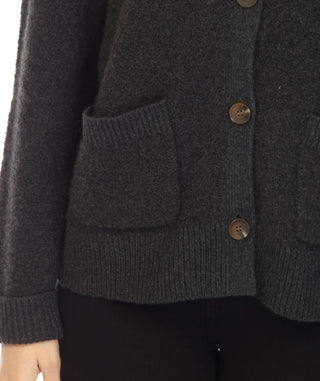 Johnny Was - Cardigan de malha de manga comprida Calme Teddy Bear