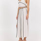 Vintage Havana - Coconut Grove Linen Halter Top
