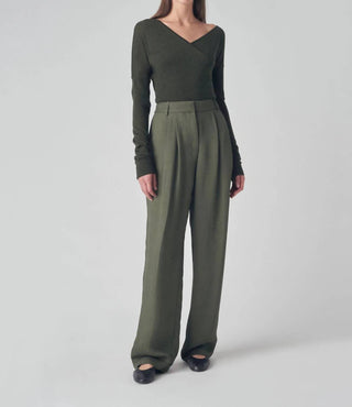 Co - Classic Textured Crepe Trouser