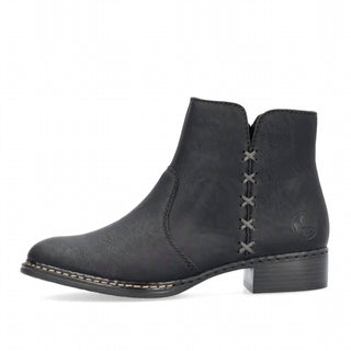 Rieker - Botas femininas Conny 75 com zíper no tornozelo