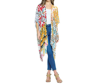 Yak &amp; Yeti - Envoltório de quimono floral Boho