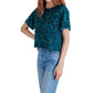 Steve Madden - Cressa Sequin Short Sleeve Top