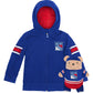 Moletom com capuz e pelúcia macios Cubcoats New York Rangers 2 em 1 para meninos
