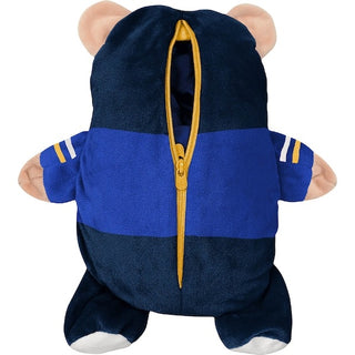 Cubcoats Transforming 2 em 1 para crianças, unissex, azul, St. Louis, com capuz e pelúcia macia, azul