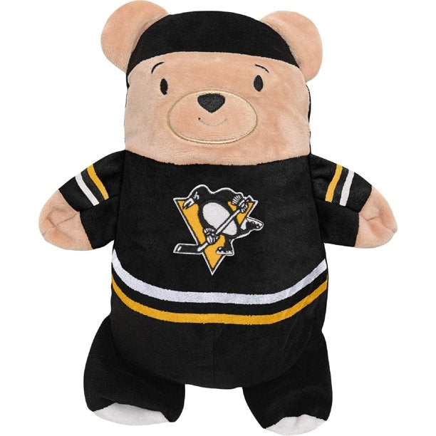 Cubcoats Transforming 2 em 1 Unissex Pré-escolar Preto Pittsburgh Penguins Moletom com Zíper Completo e Pelúcia Macia Preto