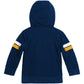 Cubcoats Transforming 2 em 1 unissex infantil LA Galaxy com capuz e pelúcia macia azul