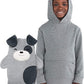 Cubcoats Kids Transforming 2 em 1 Pimm Pullover Unissex Cinza