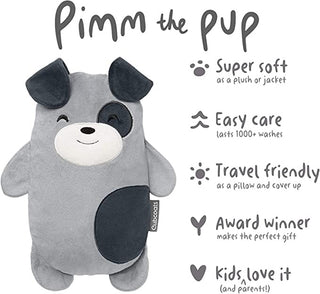 Cubcoats Kids Transforming 2 em 1 Pimm Pullover Unissex Cinza