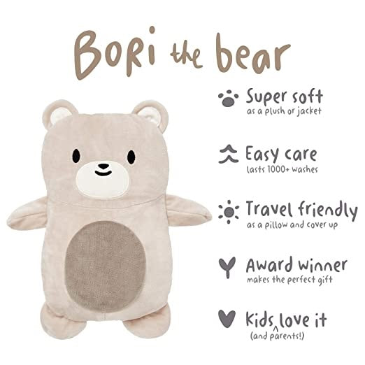 Cubcoats Kids Transforming 2 em 1 Bori Zip up Unissex Marrom