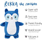 Cubcoats Kids Transformando 2 em 1 Rekka Zip up Unissex Azul