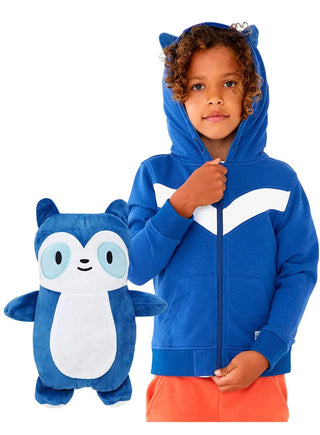 Cubcoats Kids Transformando 2 em 1 Rekka Zip up Unissex Azul