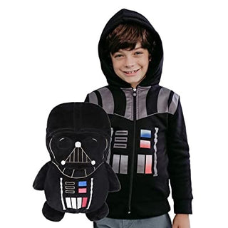 Cubcoats Unisex X Star Wars(TM) Darth Vader 2-in-1 Plush Toy Hoodie Black